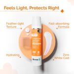 The Derma Co 1% Hyaluronic Sunscreen Aqua Gel SPF 50 PA++++ | Hydrating, Lightweight & Non-Greasy | No White Cast | Broad Spectrum & Blue Light Protection | Clinically Tested - (In-Vivo) | 50 g - Image 4