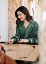 KLOSIA Women Embroidery Solid Anarkali Kurta and Pant Set with Dupatta - Image 4