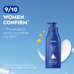 NIVEA Nourishing Body Milk 600ml Body Lotion with Hyaluronic Acid | 72Hr Hydration | Deep Moisture Care for Very Dry Skin | Enriched with Almond Oil | Smooth, Radiant & Healthy Looking Skin Care - Image 3