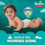 Pampers Happy Sleep Pant Style Baby Diapers, Small (S), 60 Count, 1 Pampers = 1 Night Sleep, with Anti Rash Shield, 4-8 Kg Diapers - Image 4