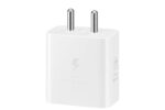 Samsung Original 25W USB Type-C Travel Adaptor Without Cable for Google Pixel, Xiaomi, Motorola, iPhone, Samsung Galaxy Tab S/A Series, Galaxy S10/M54/M55/A80/A90/S25/S24, White - Image 3