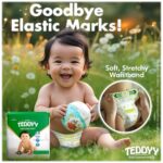 TEDDYY Baby Easy Pant Diapers Medium 74 Count (Pack of 1), 7-12 kgs, 10 hrs Leak Protection, Anti - Bacterial - Image 4