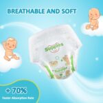 Amazon Brand - Supples Premium Baby Diaper Pants | 54 Baby Diapers | XL | 12-17 Kg | 12 Hrs Absorption | Cushiony Cotton Soft Fabric | Phthalates-Free | Triple Leak Guard - Image 3