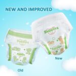 Amazon Brand - Supples Premium Baby Diaper Pants | 54 Baby Diapers | XL | 12-17 Kg | 12 Hrs Absorption | Cushiony Cotton Soft Fabric | Phthalates-Free | Triple Leak Guard - Image 4