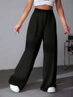 GRECIILOOKS Women High Rise High Waist Trousers Flared Korean Style Formal Pants| Elegant Workwear for Office, College & Events (Combo Pack of 2) - Image 3