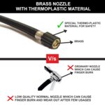 Bergmann Typhoon Digital Heavy-Duty Metal Tyre Inflator with Auto Cut-Off & LED Light (BCT-150D), 35 Liters_Per_Minute, Wine Red - Image 5