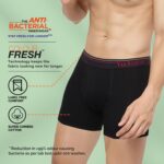 Van Heusen Men Boxer Briefs - 100% Combed Cotton - Pack of 2 - Anti Bacterial, Colour Fresh, Moisture Wicking - Image 4