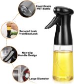 Vasukie 2-in-1 Olive Oil Sprayer and Dispenser Bottle for Kitchen | 500ml Glass Bottle with Premium Nozzle | Cooking Sprayer for Healthy Cooking and Salad Making (Spray Bottle) - Image 4