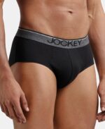 Jockey 8037 Men's Super Combed Cotton Solid Brief with Ultrasoft Waistband (Pack of 2) - Image 3