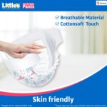 Little's Baby Diapers S Size (Small) Pants Style | 4-8 kg | 80 Count | Comfy Nights Baby Diaper Pants with Leakage Guard & Upto 12 Hours Absorption (40 Count, Pack of 2) - Image 4
