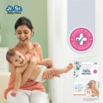 Jr. Sr. Baby Diaper Pants | Medium (M) Size (7-12 kg), 72 Count | Pack of 1 | Upto 12 hr Absorption with Advanced Leak Protection | Safe For Babies Skin | Soft, Secure & Comfy - Image 2