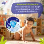 Little Angel Baby Easy Dry Diaper Pants With 12 Hrs Absorption Large Size, 9-14 Kgs - L (62 Pieces) - Image 2