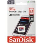 SanDisk Ultra 64GB microSDXC UHS-I, 140MB/s R, Memory Card, 10 Y Warranty, for Smartphones - Image 2