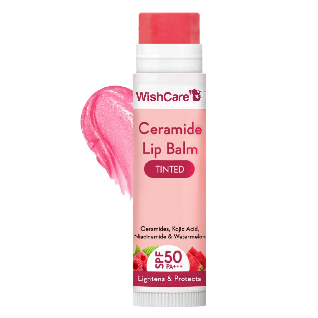 WishCare Tinted Lip Balm SPF 50 PA+++ | Brightening Lip *
